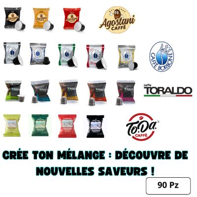 Capsules Nespresso Découverte Café Votre Mix Personnalisé 90 Pz Capsules Nespresso Découverte Café Votre Mix Personnalisé 90 Pz