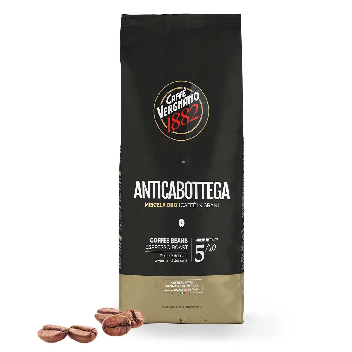 Caffè Vergnano 1882 Antica Bottega – Caffè in Grani 100% Arabica (500g)