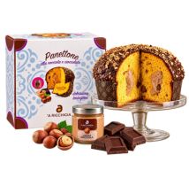 Panettone à la Noisette 750g — 190g crème à tartiner