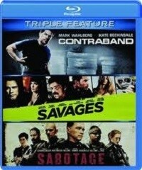 Contraband/Savages/Sabotage (Blu-ray) Triple Feature