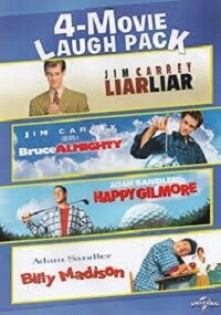 4-Movie Laugh Pack: Liar Liar/Bruce Almighty/Happy Gilmore/Billy Madison (DVD) 2-Disc Set