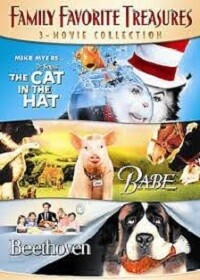 Family Favorites Treasures: The Cat in the Hat/Babe/Beethoven (DVD) 2-Disc Set