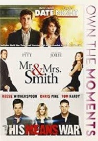 Date Night/Mr. & Mrs. Smith/This Means War (DVD) 3 Film (3-Disc Set)