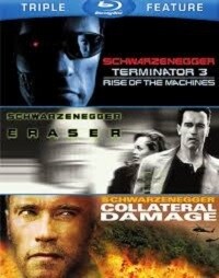 Terminator 3: Rise of the Machines/Eraser/Collateral Damage (Blu-ray) 3 Film Set