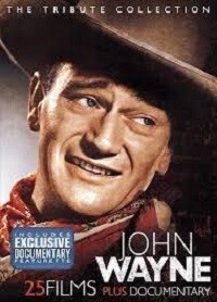 John Wayne: Tribute Collection (DVD) 25 Films + Documentary (4-Disc Set) Complete Title Listing In Description