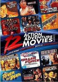 12 Action-Adventure Movies 3 DVD's (DVD) Complete Title Listing In Description