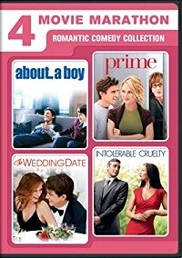 4 Movie Marathon: Romantic Comedy Collection (DVD) Complete Title Listing In Description