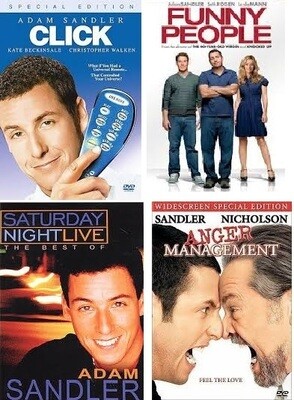 Adam Sandler 4 Collection (DVD) Complete Title Listing In Description Adam Sandler 4 Collection (DVD) Complete Title Listing In Description