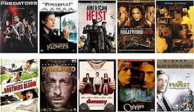Adrien Brody 10 Film Collection (DVD) Complete Title Listing In Description Adrien Brody 10 Film Collection (DVD) Complete Title Listing In Description