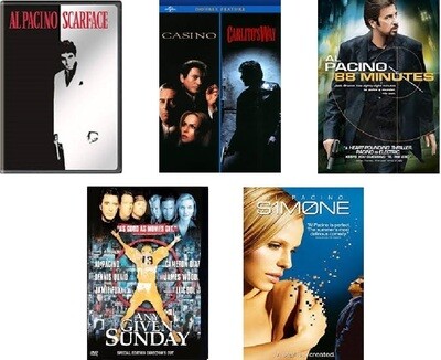Al Pacino 5 Film Collection (DVD) Complete Title Listing In Description Al Pacino 5 Film Collection (DVD) Complete Title Listing In Description