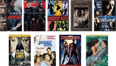 Ben Affleck 9 Film Collection (DVD) Complete Title Listing In Description Ben Affleck 9 Film Collection (DVD) Complete Title Listing In Description