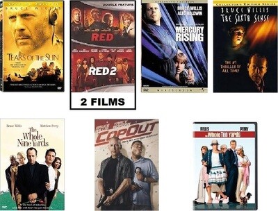 Bruce Willis 8 Film Collection (DVD) Complete Title Listing In Description