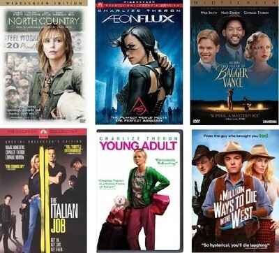 Charlize Theron 6 Film Collection (DVD) Complete Title Listing In Description