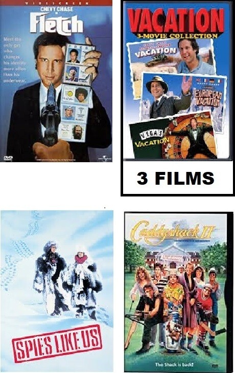 Chevy Chase 6 Film Collection (DVD) Complete Title Listing In Description