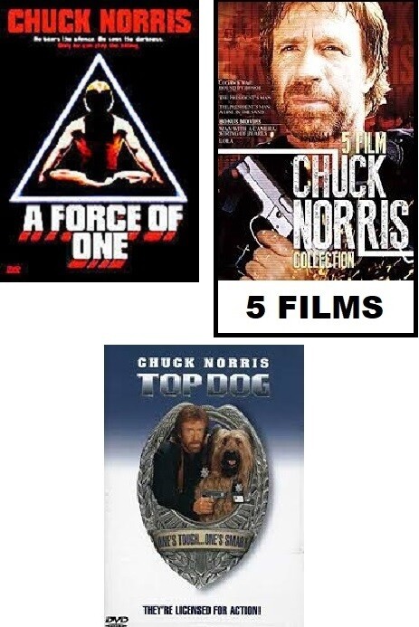 Chuck Norris 5 Film Collection (DVD) Complete Title Listing In Description