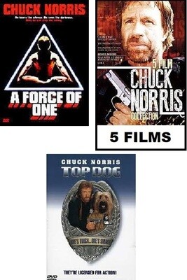 Chuck Norris 5 Film Collection (DVD) Complete Title Listing In Description