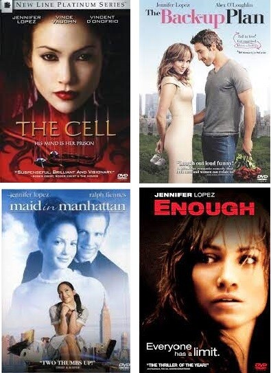 Jennifer Lopez 4 Film Collection (DVD) Complete Title Listing In Description