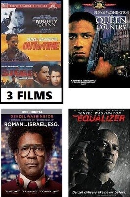 Denzel Washington 6 Film Collection (DVD) Complete Title Listing In Description Denzel Washington 6 Film Collection (DVD) Complete Title Listing In Description