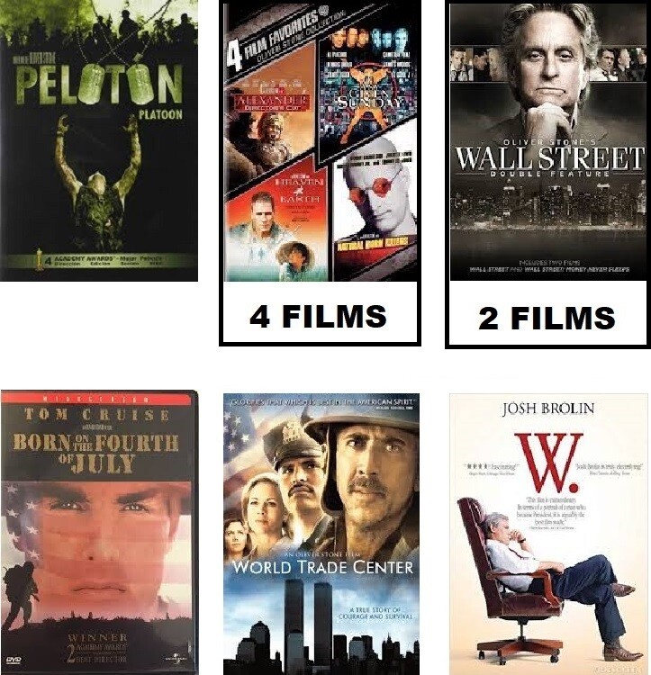 Director Oliver Stone 10 Film Collection (DVD) Complete Title Listing In Description