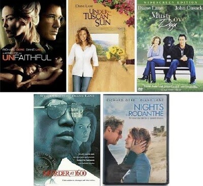 Diane Lane 5 Film Collection (DVD) Complete Title Listing In Description Diane Lane 5 Film Collection (DVD) Complete Title Listing In Description