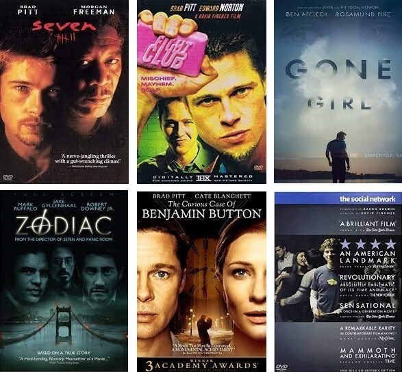 Director David Fincher 6 Film Collection (DVD) Complete Title Listing In Description