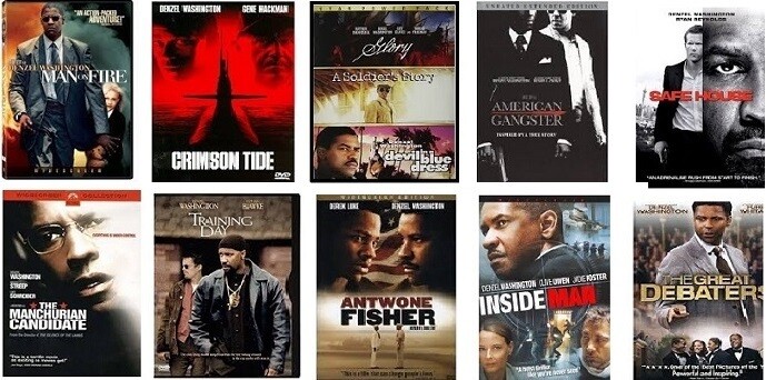 Denzel Washington 12 Film Collection (DVD) Complete Title Listing In Description