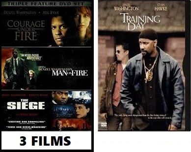Denzel Washington 4 Film Collection (DVD) Complete Title Listing In Description
