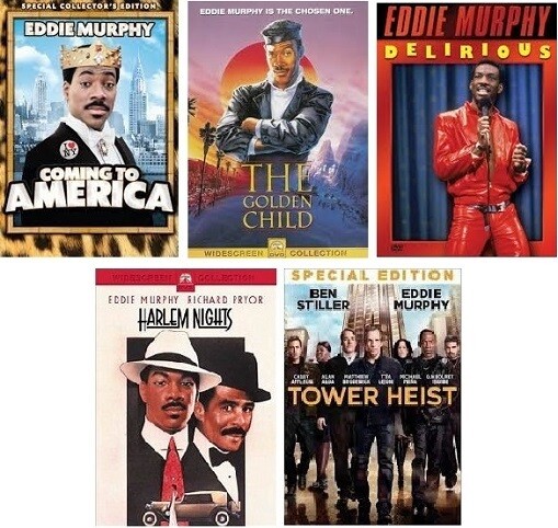 Eddie Murphy 5 Film Collection (DVD) Complete Title Listing in Description