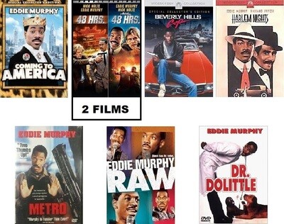 Eddie Murphy 8 Film Collection (DVD) Complete Title Listing In Description Eddie Murphy 8 Film Collection (DVD) Complete Title Listing In Description