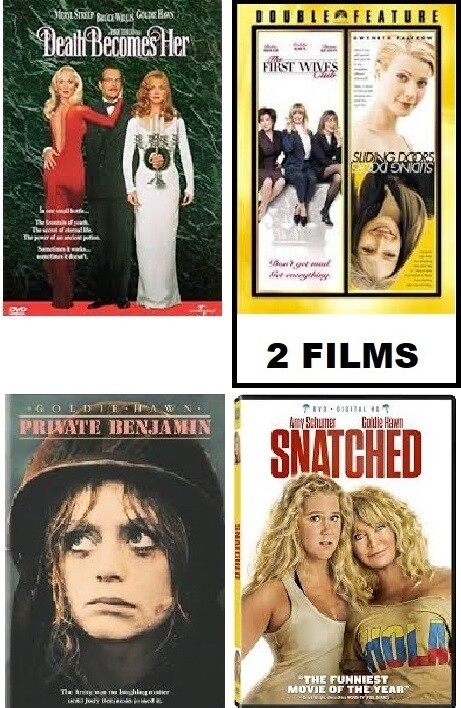 Goldie Hawn 4 Film Collection (DVD) Complete Title Listing In Description