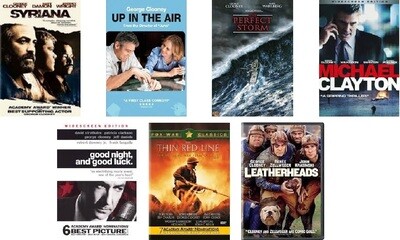 George Clooney 7 Film Collection (DVD) Complete Title Listing In Description