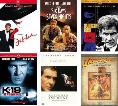 Harrison Ford 6 Film Collection (DVD) Complete Title Listing In Description Harrison Ford 6 Film Collection (DVD) Complete Title Listing In Description