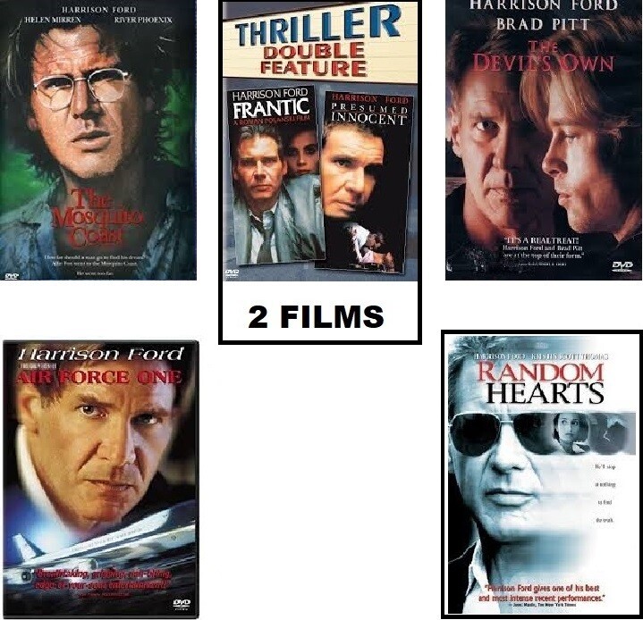 Harrison Ford 6 Film Collection (DVD) Complete Title Listing In Description.