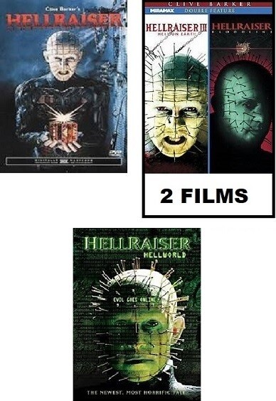Hellraiser 4 Film Collection (DVD) Complete Title Listing in the Description