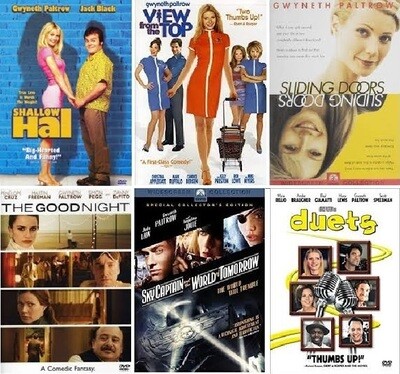 Gwyneth Paltrow 6 Film Collection (DVD) Complete Title Listing In Description