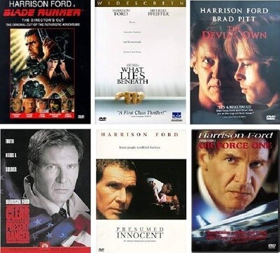 Harrison Ford 6 Film Collection (DVD) Complete Title Listing In Description Harrison Ford 6 Film Collection (DVD) Complete Title Listing In Description