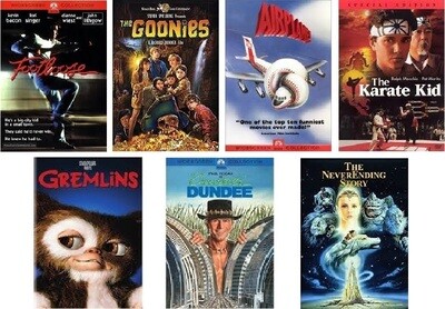 I Love the 80's 7 Film Collection (DVD) Complete Title Listing In Description I Love the 80's 7 Film Collection (DVD) Complete Title Listing In Description