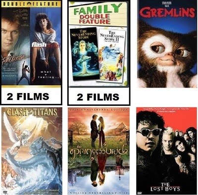 I Love The 80&#39;s 8 Film Collection (DVD) Complete Title Listing In Description