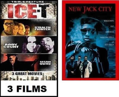 ICE-T 4 Film Collection (DVD) Complete Title Listing In Description ICE-T 4 Film Collection (DVD) Complete Title Listing In Description