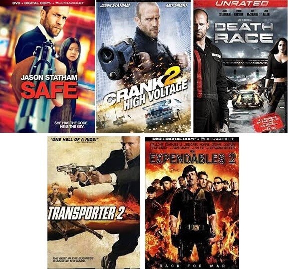 Jason Statham 5 Film Collection (DVD) Complete Title Listing In Description