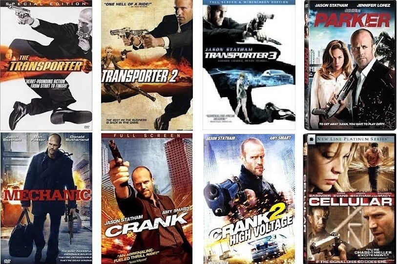 Jason Statham 8 Film Collection (DVD) Complete Title Listing In Description