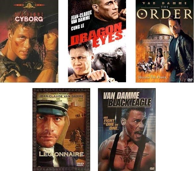 Jean-Claude Van Damme 5 Film Collection (DVD) Complete Title Listing In Description