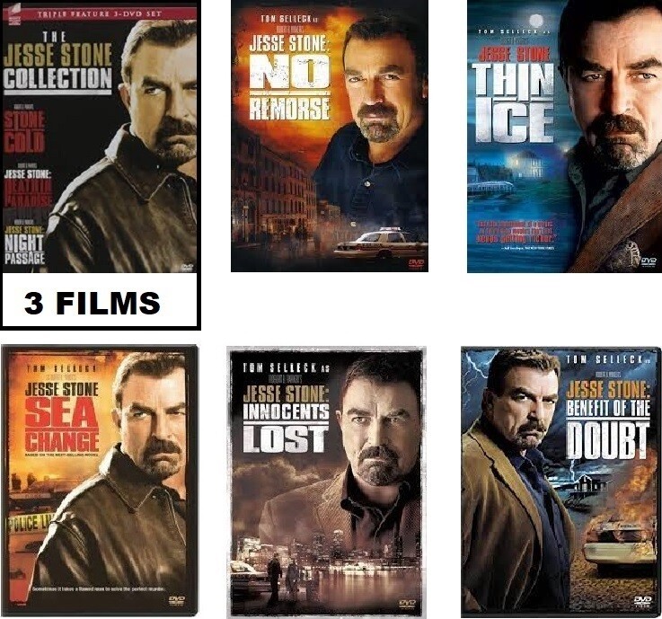 Jesse Stone Collection 8 Film Collection (DVD) Complete Title Listing In Description.