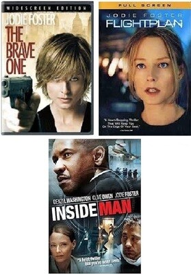 Jodie Foster 3 Film Collection (DVD) Complete Title Listing In Description