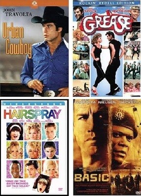 John Travolta 4 Film Collection (DVD) Complete Title Listing In Description.