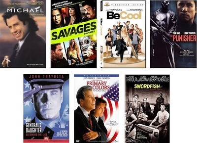 John Travolta 7 Film Collection (DVD) Complete Title Listing In Description