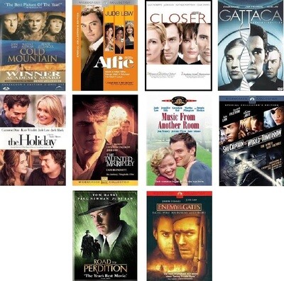 Jude Law 10 Film Collection (DVD) Complete Title Listing In Description Jude Law 10 Film Collection (DVD) Complete Title Listing In Description