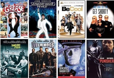 John Travolta 8 Film Collection (DVD) Complete Title Listing In Description