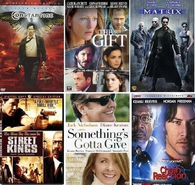 Keanu Reeves 6 Film Collection (DVD) Complete Title Listing In Description Keanu Reeves 6 Film Collection (DVD) Complete Title Listing In Description