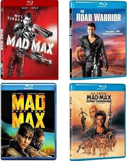 Mad Max 4 Film Collection (Blu-ray) Complete Title Listing In Description.